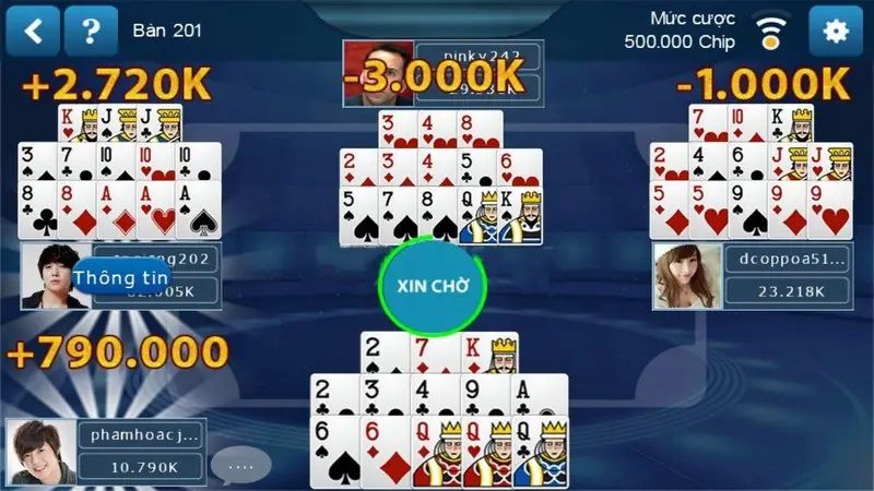 Chi Tiết Các Trường Hợp Tới Trắng Trong Mậu Binh Và Mức Ăn Cược