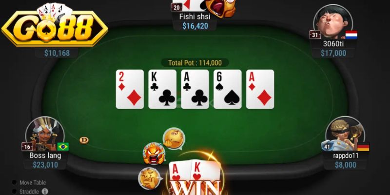 Tổng quan về game bài Poker trên hệ thống GO88